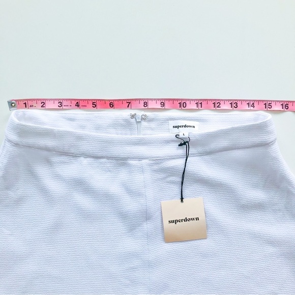 Superdown Cory Flutter White Size Large NWT - Picture 7 of 15